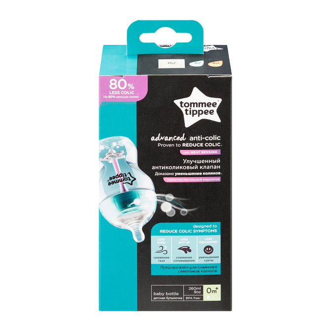 Tommee Tippee 225696 260 ml-es palack. Hasfájás elleni, fejlett