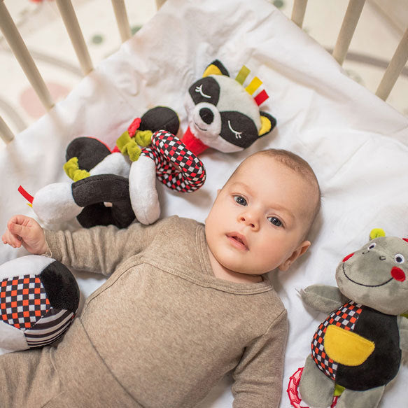 BabyOno C More kontrasztos puha baba labda