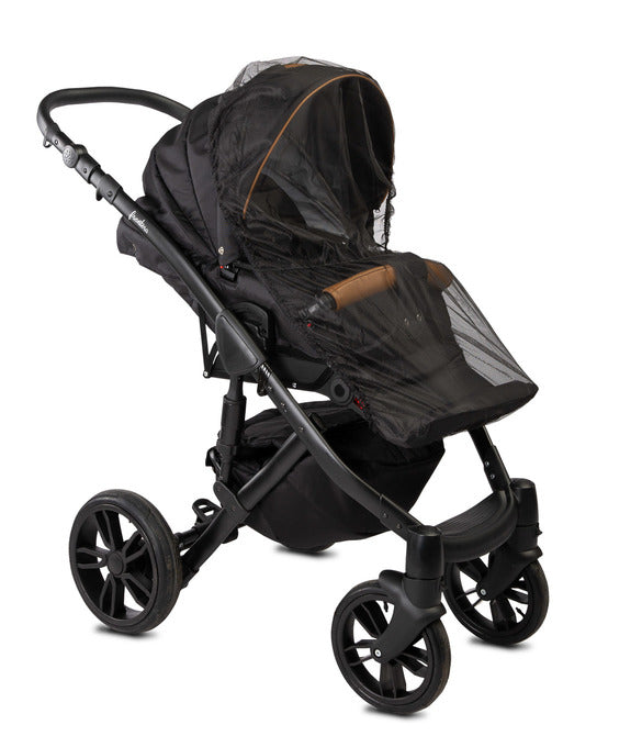 Caretero Accessories Univerzális fekete szúnyogháló babakocsihoz