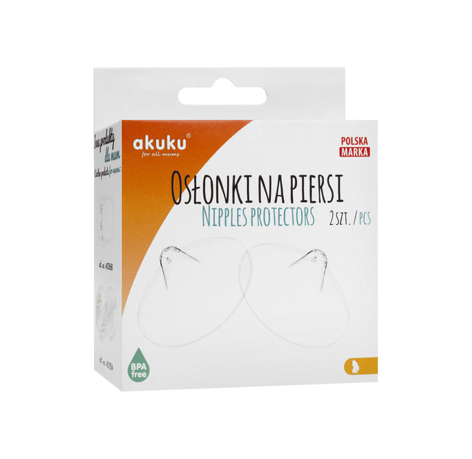 Akuku A0249 Szilikon Mellbimbóvédők Tokban (2 db)