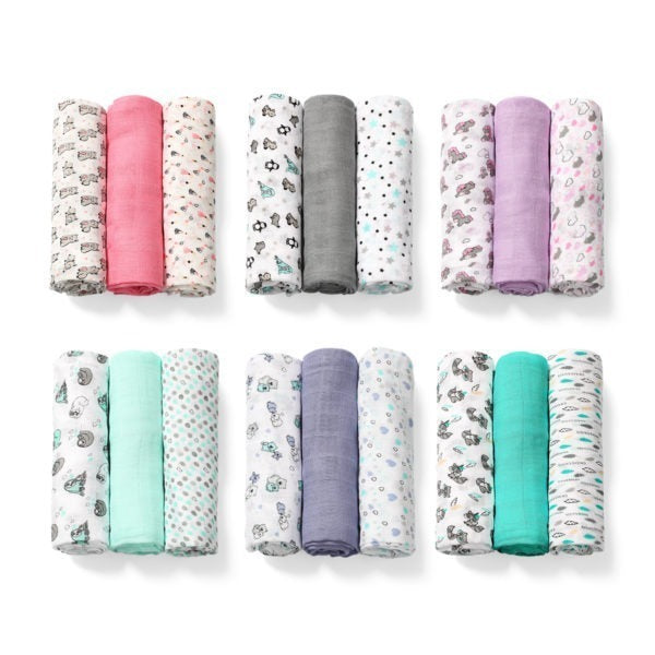 Babyono 397/02 Bambusz pelenkák, szürke