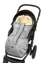 Sensillo Kombinált 3 az 1-ben hálózsák – szürke/gyapjú