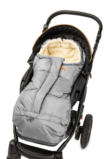 Sensillo Kombinált 3 az 1-ben hálózsák – szürke/gyapjú