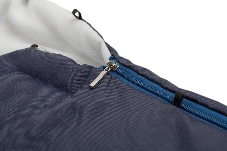 Sensillo Babakocsiba való hálózsák – sötétkék polár anyagból (95x40)