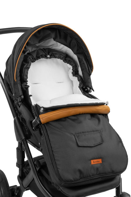 Sensillo Babakocsiba való hálózsák – fekete polár anyagból (95x40)