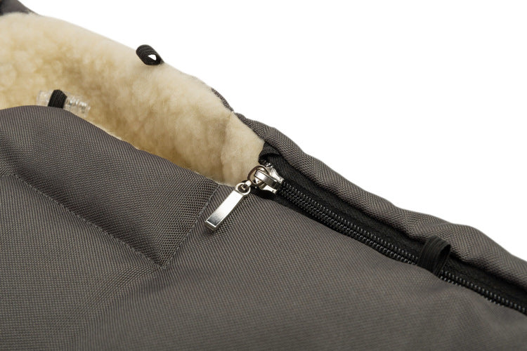 Sensillo Babakocsiba való hálózsák – grafitszürke gyapjú (95x40)