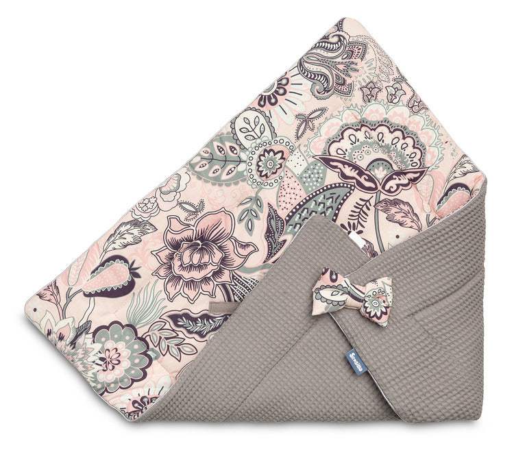 Sensillo Babapléd/Babatakaró gofrival – India grafitszürke