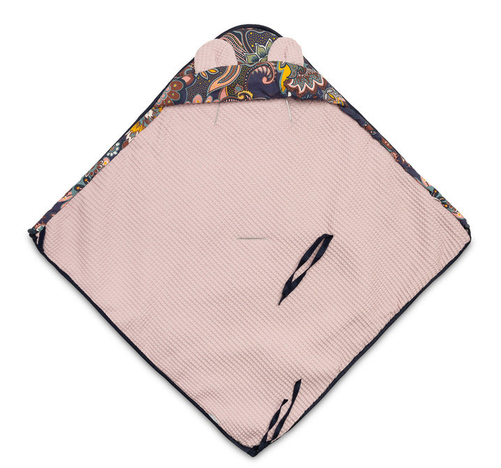 Sensillo Gofris mózeskosár pólya – Bohém poros rózsaszín