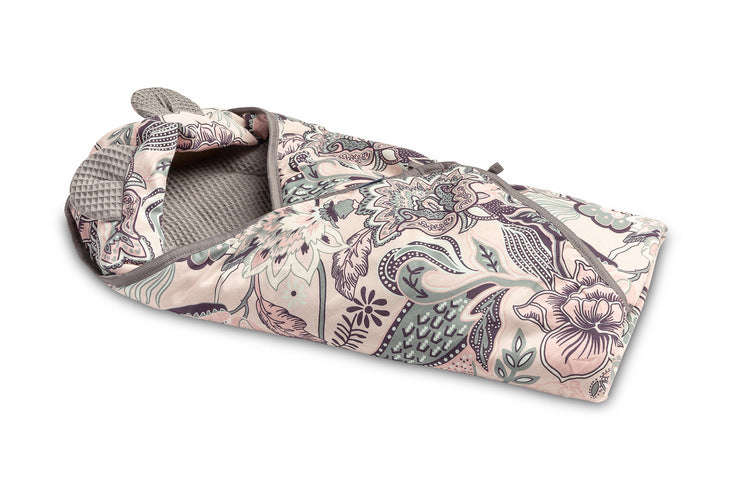 Sensillo Gofris mózeskosár pólya – India grafitszürke