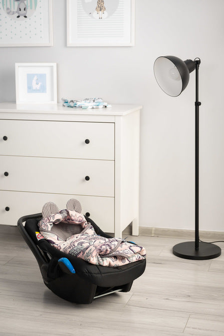 Sensillo Gofris mózeskosár pólya – India grafitszürke