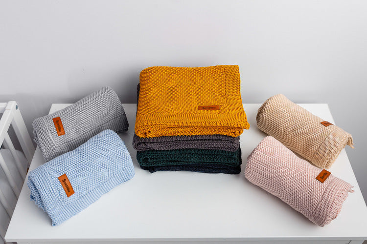 Sensillo Kötött takaró – Kék