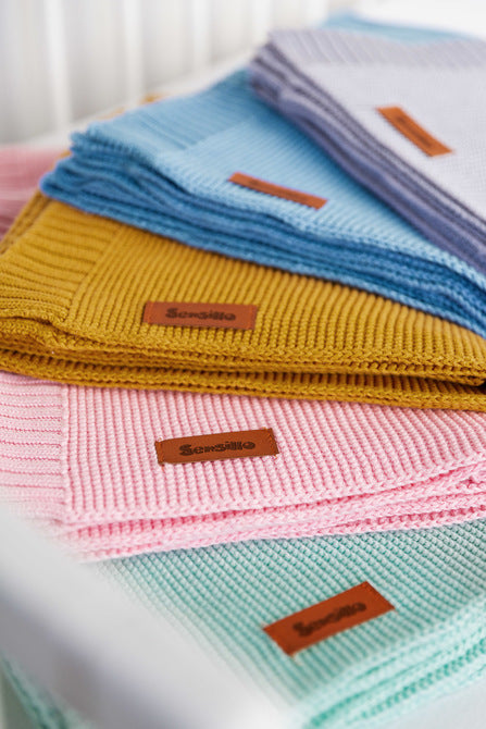 Sensillo Bambusz és pamut takaró – kék