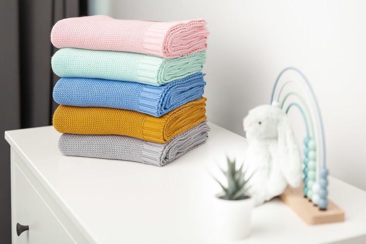 Sensillo Bambusz és pamut takaró – kék