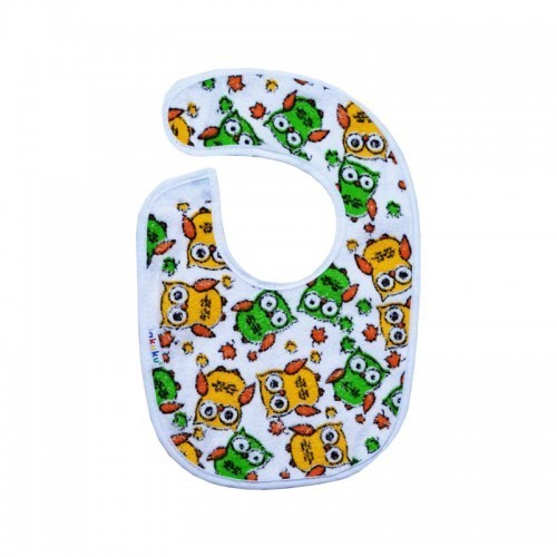 Akuku A1300 Kisméretű Előke Tépőzáras Záródással, Vízálló Réteggel (19 X 14 Cm)