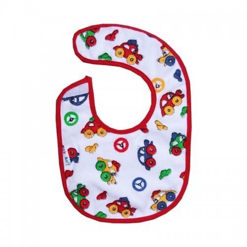 Akuku A1300 Kisméretű Előke Tépőzáras Záródással, Vízálló Réteggel (19 X 14 Cm)