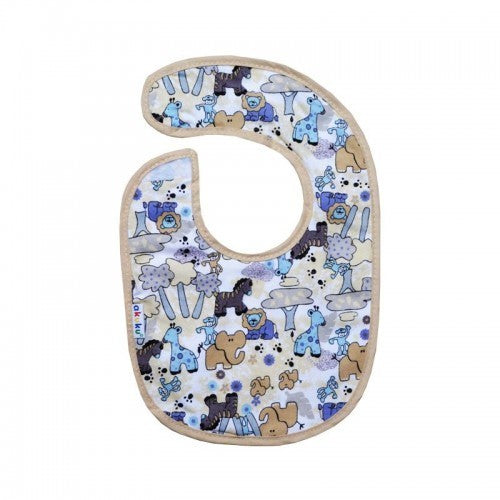 Akuku A1300 Kisméretű Előke Tépőzáras Záródással, Vízálló Réteggel (19 X 14 Cm)