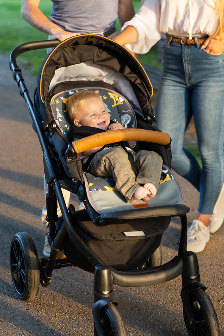 Sensillo Waffle babakocsi bélés - Indie grafitszürke