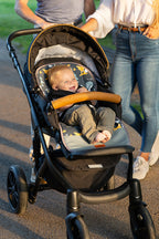 Sensillo Waffle babakocsi bélés - Indie grafitszürke