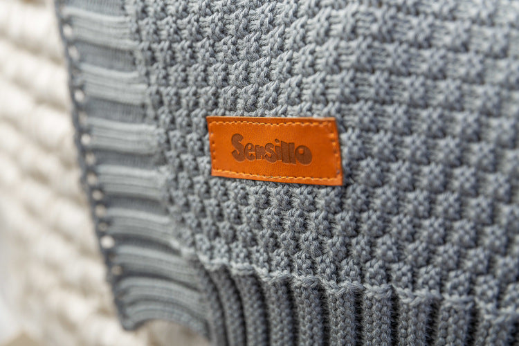 Sensillo Kapucnis Pólya 100% Bambusz Ajándék Grafitszürke