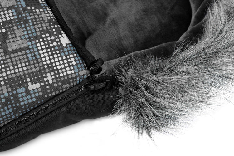 Sensillo Olaf Romper Táska – Grafitszürke Pöttyös