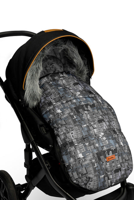 Sensillo Olaf Romper Táska – Grafitszürke Pöttyös