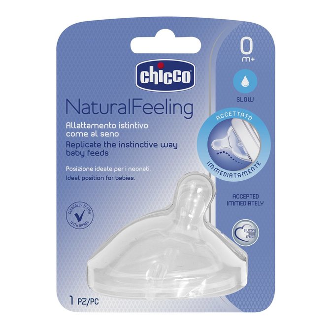 Chicco 010424 Nf cumisüveg cumi normál szilikon 0+