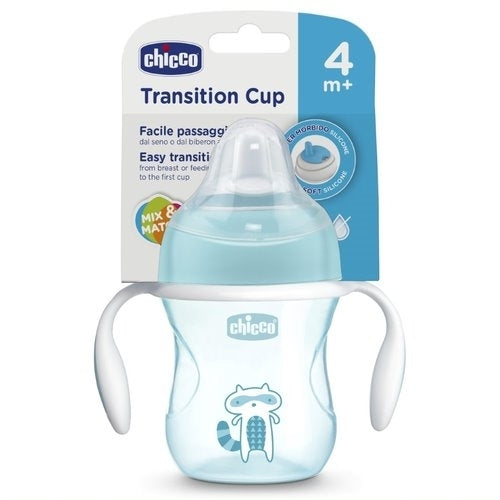 Chicco 069989 Első edzőbögre 4 hónapos kortól fiúnak