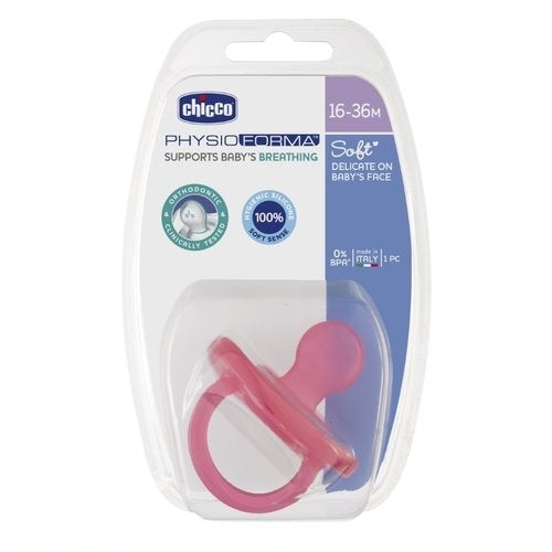 Chicco 051915 Physio puha szilikon cumi 16-36 hónapos 1 db rózsaszín
