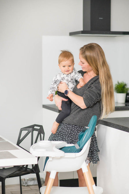 Caretero Etetőszék Tuva sötétzöld