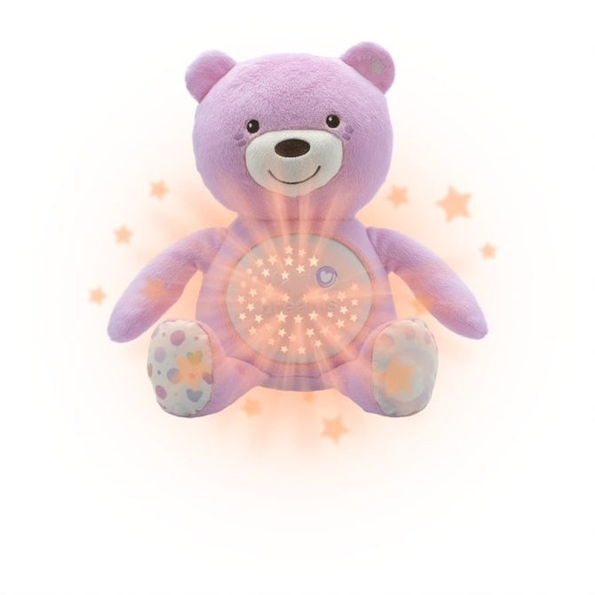 Chicco 060351 Medve Projektorral Rózsaszín