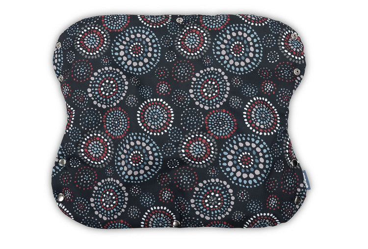 Sensillo Babakocsi-párnázat - Rozettás Fekete