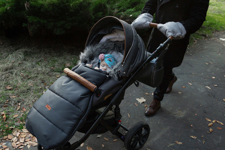 Sensillo Minky kesztyű/muff – fekete