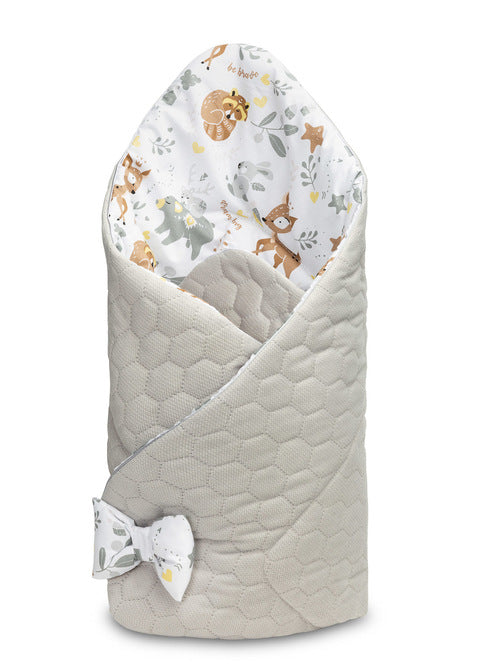 Sensillo Swaddle Wrap Bársony Fehér Erdei Kaland 75x75