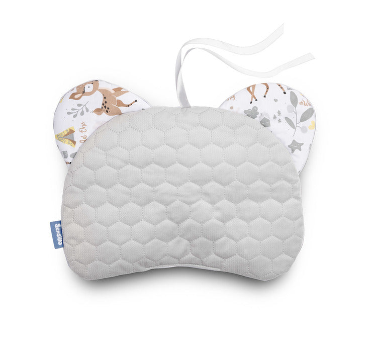 Sensillo Babakocsi párna bársony fehér erdő kaland