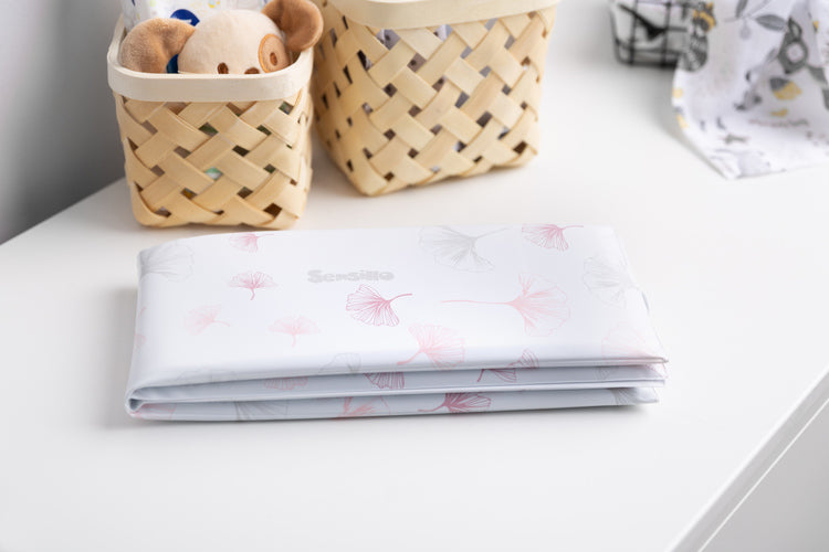 Sensillo Turista szőnyeg/pelenkázó alátét – Botanikus rózsaszín