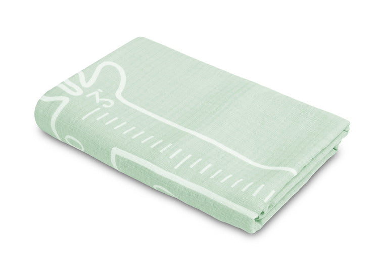 Sensillo Muszlin fotószőnyeg Zsiráf Menta 120x120