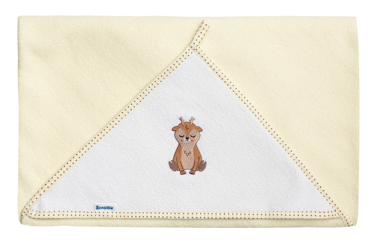 Sensillo Frottír fürdőhuzat 100x100 bézs szarvas