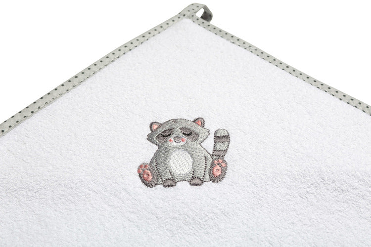 Sensillo Frottír fürdőhuzat 100x100 mosómedve szürke