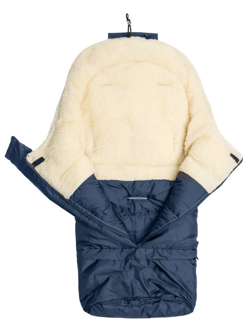 Sensillo Kombinált 3 az 1-ben táska – Sötétkék/Gyapjú