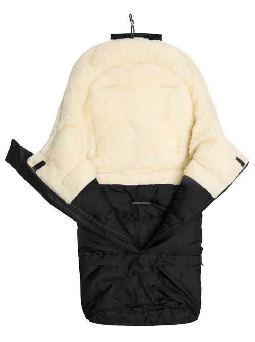 Sensillo Kombinált 3 az 1-ben táska – Fekete/Gyapjú