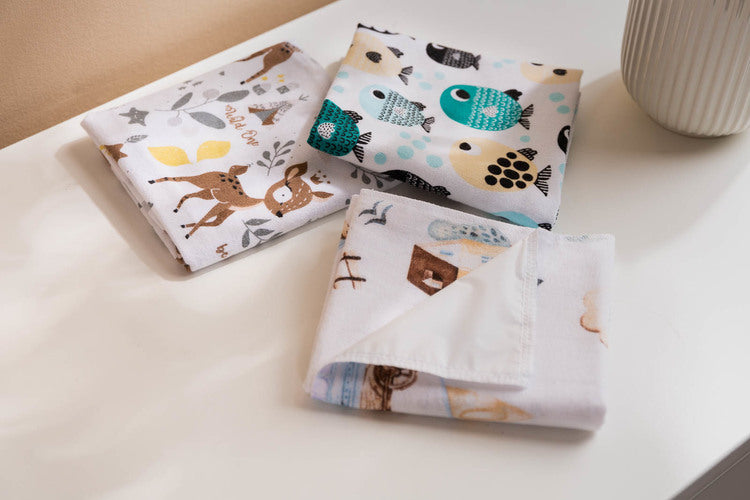 Sensillo Viaszosvászon pelenka fiúnak (3 db)