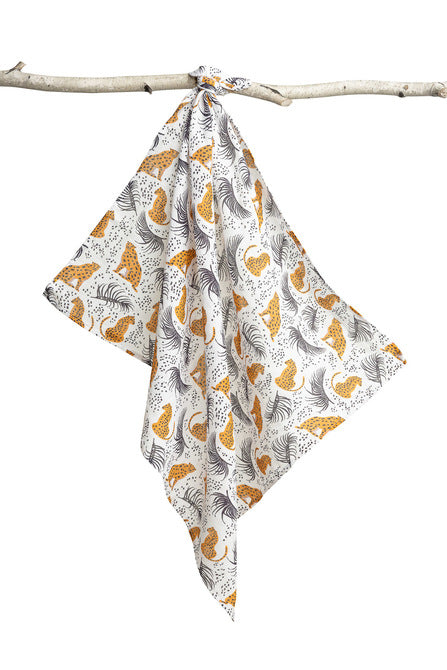 Sensillo Muszlin pólya leopárd mintával