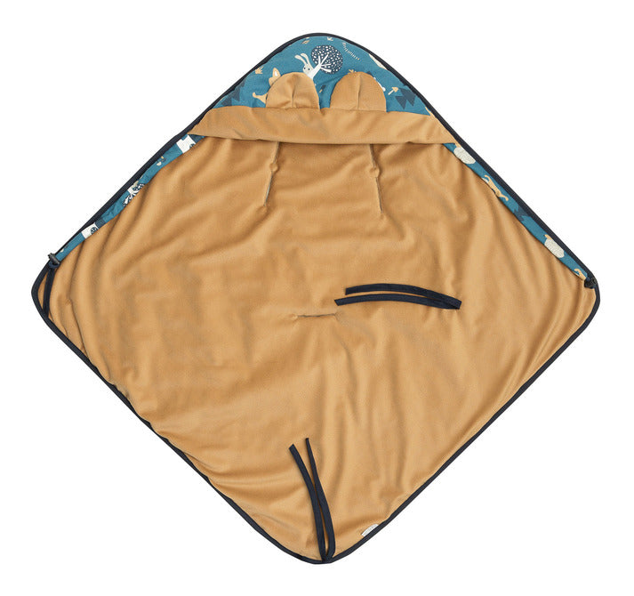 Sensillo Bársony Mózeskosár Pólya – Karamell Macik