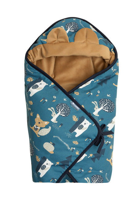 Sensillo Bársony Mózeskosár Pólya – Karamell Macik