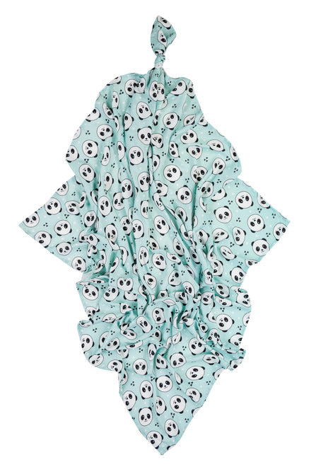 0309 Bambusz pelenka 30X30 Panda Menta