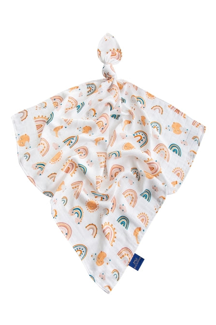 0356 Bambusz pelenka 75X75 Szivárvány