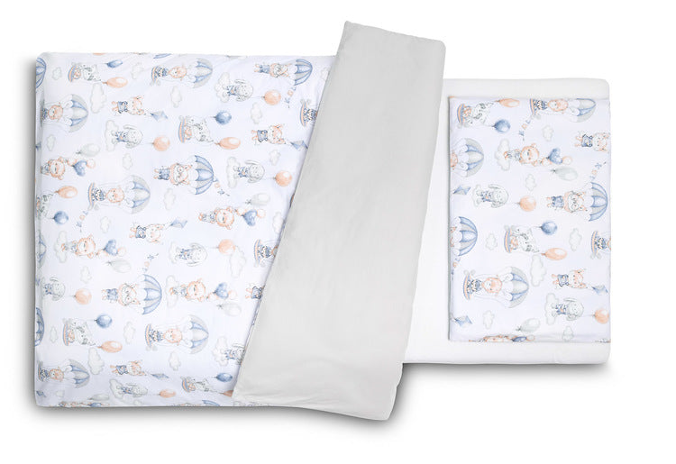 Sensillo 2 elemes pamut ágyneműhuzat "Flight In Clouds"