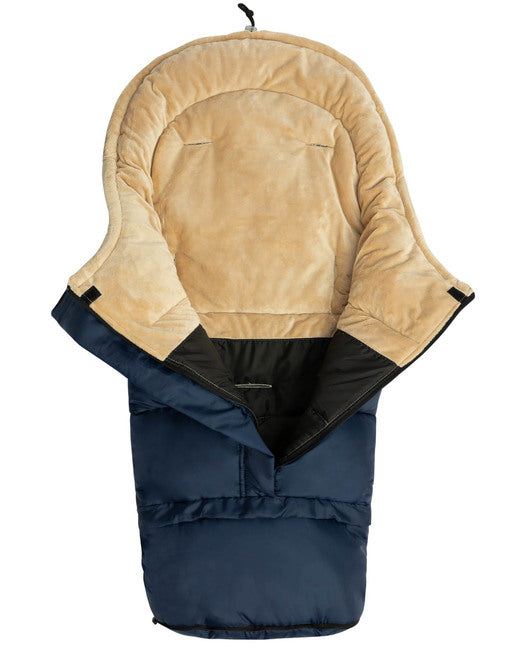 Sensillo Kombinált 3 az 1-ben Minky Romper táska – Sötétkék/Bézs