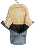 Sensillo Kombinált 3 az 1-ben Minky Romper Táska – Grafitszürke/Bézs