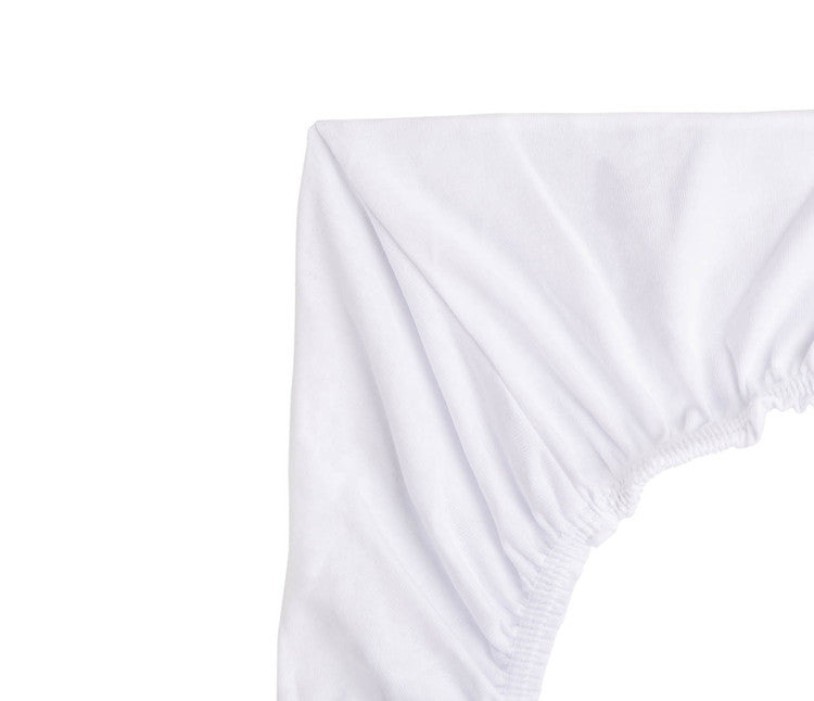 Sensillo Jersey ágyneműhuzat bölcsőhöz, fehér, 90x40